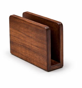 Support de serviettes en bois massif de qualité supérieure, écologique, sur pied, pour table à manger, minimaliste, distributeur de papier absorbant vertical, moderne - Product Image 1