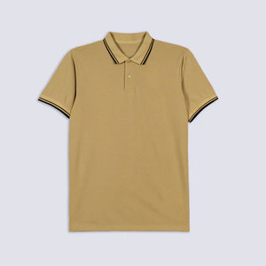 เสื้อโปโลผ้าปิเก้สีดำล้วน 100% คอตตอน สไตล์สมาร์ทแคชชวล ปักโลโก้แบรนด์ตามสั่ง เสื้อโปโลชาย - Product Image 6