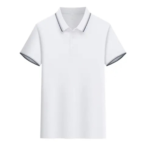 Polo de Secado Rápido para Hombre, con Bloques de Color, Manga Corta, Estilo Deportivo, Gris Marino, Tejido de Punto, Largo Regular - Product Image 2