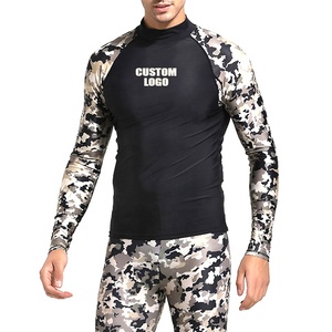 Maillot de bain à manches longues pour hommes, camouflage, protection contre les éruptions cutanées, nouvelle collection 2019 - Product Image 1