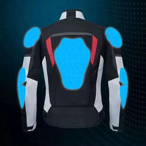 เสื้อแจ็คเก็ตหนังสำหรับขี่มอเตอร์ไซค์ STYLE CASTER SPORTS รุ่น Unisex ป้องกันลม แห้งเร็ว พิมพ์ลาย สำหรับขี่ในฤดูหนาว แขนยาว - Product Image 4