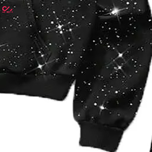 Conjunto Deportivo CARE MASTER con Estampado de Estrellas, Sudadera con Capucha y Pantalones Largos Unisex, Corte Holgado Informal para Otoño - Product Image 4