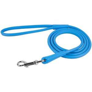 Wholesale Custom Color Leather Dog Leash Solid Pattern Walking <b>Training</b> Leather Dog Leash Leather Leash For German Shepherd Dog - Product Image 1