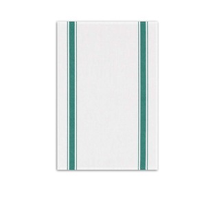 Paño de cocina a rayas blancas y verdes, paño de limpieza para promoción de marca, paño de cocina de secado rápido, suave y de calidad para el hogar. - Product Image 3