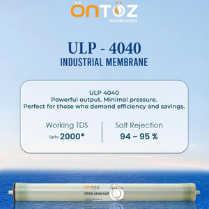 เมมเบรน RO อุตสาหกรรม ULP-4040 ความดันต่ำพิเศษ ประสิทธิภาพสูง ผลิตจากพลาสติก PP แบบแมนนวล สำหรับระบบ Reverse Osmosis - Product Image 1