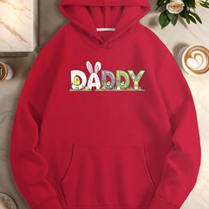 DADDY con decoraciones de Pascua sudaderas casuales de mujer - Product Image 1