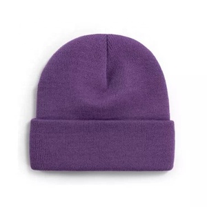 Gorro de Punto Amarillo Mostaza 100% Acrílico Unisex para Adultos, Color Sólido, Invierno, Casual, para Exteriores, 58-60CM de Circunferencia de Cabeza 2027 - Product Image 5