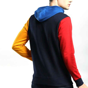 Ensemble de sweats à capuche rayés pour homme, avec logo personnalisé, en coton, manches longues et pull sport - Product Image 5