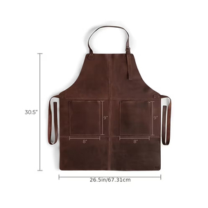 Vintage Style <b>Leather</b> Apron Premium Craft Wholesale Market Custom Logo Unique Look Professional Workshop Use 2026 - Product Image 3