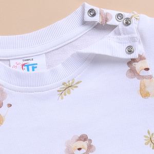 Sweat-shirt en élasthanne de bambou biologique de qualité supérieure - Little Roar - Product Image 3