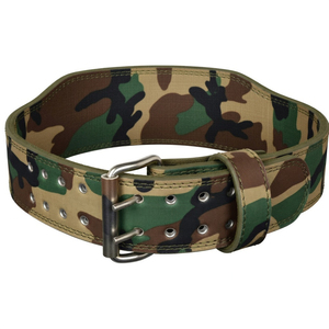 Cinturón de Levantamiento de Pesas Unisex de Cuero Vacuno de 10 mm, Resistente, Transpirable, Ajustable, Antideslizante, con Hebilla y Logotipo Personalizado - Product Image 3