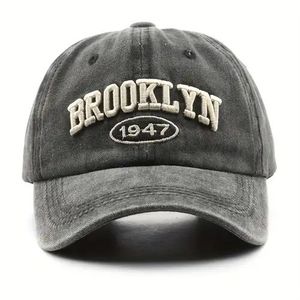 Landice Denim Baseball <b>Cap</b> Embroidered Logo Adjustable Unisex Casual <b>Hat</b> Six Panel Adult Four Seasons - Product Image 2