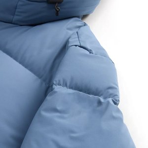New Arrival <b>Duck</b> <b>Down</b> Puffer <b>Jackets</b> Outwears Custom Design Men's High Quality Sky Blue Hooded Streetwear Trendy Bubble <b>Jackets</b> - Product Image 4