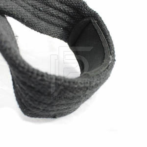 Unisex High-Durable Custom Logo Gym Fitness Wrist Straps Neoprene Material Figure 8 Hand <b>Bar</b> Grips <b>Weight</b> Lifting Adjustable - Product Image 4