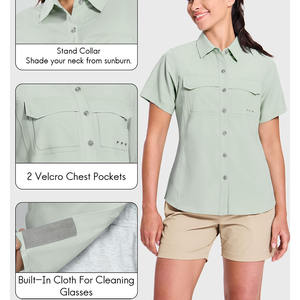 Camisetas de Pesca para Mujer con Logotipo Personalizado, Producto de Alta Demanda, Color Sólido, Diseño Único, Estilo Relajado - Product Image 5