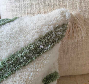 Housse de coussin décorative en coton gaufré à motif micro-diamant avec fermeture éclair pour la maison et l'hôtel, qualité supérieure - Product Image 2