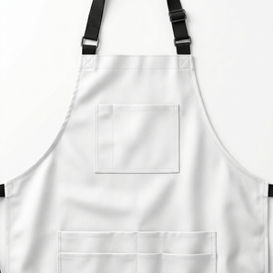 Tablier de coiffeur avec poche, tablier de salon avec tour de cou réglable, tablier de coiffeur pour salon de coiffure - Product Image 3