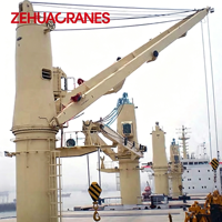 Grue de pont 600t 30T en stock, expédition immédiate possible – Grue à flèche articulée montée sur pont avec commande de valve proportionnelle