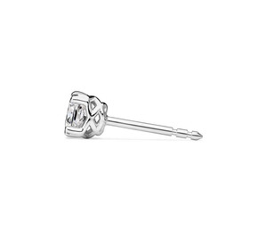Pendientes de Diamantes Cultivados en Laboratorio con Corte Cojín, Diseño Platinum Cross Gallery - Product Image 2