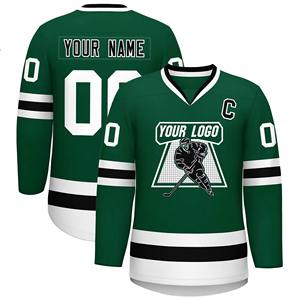 Créez votre propre maillot de hockey sur glace avec logo personnalisé, maillot de hockey sur glace de haute qualité, vente en gros, meilleure qualité, tissu haut de gamme - Product Image 5