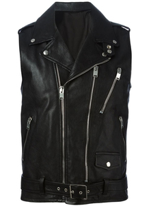 New Trend <b>Leather</b> <b>Vest</b> Sleeveless <b>Men</b> Outdoor Activity Winter Biker Cut Fashion <b>Leather</b> <b>Vests</b> - Product Image 2