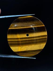 หน้าปัดนาฬิกา A K Gems ETH-63 ทำจากพลอยตาเสือธรรมชาติ ขนาด 31.50 มม. หนา 1.60 มม. ขัดเงาด้านเดียว ผลิตที่รัฐราชสถาน - Product Image 5