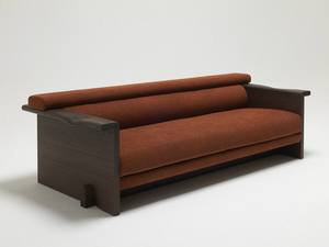 Sofá de Madera de Teca Sólida de Lujo, Sofá Moderno de Estilo Japonés para Sala de Estar, Muebles para Hotel, Villa o Resort, Sofá de Madera Personalizado - Product Image 1