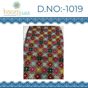 ผ้าพรีเมียม Fendy Georgette โพลีเอสเตอร์/ไนลอน/เมทัลลิก แบบไม่ทอ สำหรับชุดแต่งงานเด็กชายเด็กหญิง น้ำหนักปานกลาง ปักลาย พิมพ์ลาย - Product Image 2