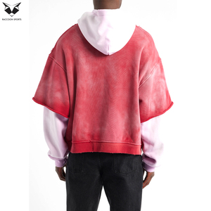 Custom Best Supplier Double Layer Hoodie Unisex Oversized Fit <b>Thick</b> <b>Fleece</b> Street Fashion Winter Wear Pullover Hoodie - Product Image 2