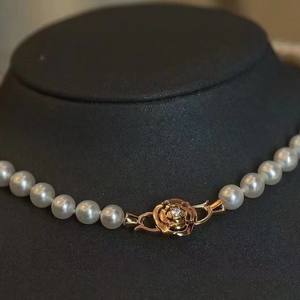 Collar de Perlas de Agua Dulce a la Moda con Luz Intensa, Casi Perfecto, Belleza Impecable, Joyería Popular para Regalo del Día de la Madre - Product Image 2