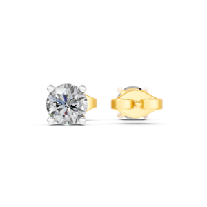 Pendientes de Oro Sólido de 14K, 9K, 10K y 18K con Diamantes de Laboratorio, Certificados por IGI, RJC, ODM, OEM, Fabricante de Joyería Fina Ética, Venta al por Mayor EA501917 - Product Image 2