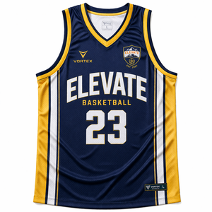 เสื้อบาสเก็ตบอลแบบกำหนดเองสำหรับทีมและลีก แห้งเร็ว ระบายอากาศได้ดี ผ้าโพลีเอสเตอร์ 100% สกรีนชื่อและหมายเลขผู้เล่นแบบซับลิเมชั่น - Product Image 4