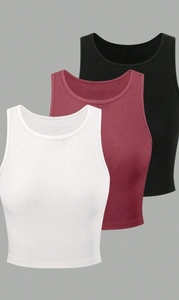 Vêtements Essentiels Quotidiens pour Adolescents - Style Estival Ajusté et Confortable - Parfaits pour un Look Décontracté - Basiques Mais de Haute Qualité - Vente Flash - Product Image 3