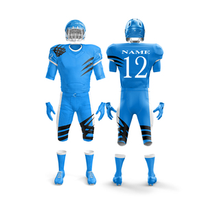 Uniforme de Fútbol Americano Personalizado de Último Diseño y Alta Calidad, Conjunto de Camiseta y Pantalones Sublimados con Logotipo del Equipo, Venta al Por Mayor de Fábrica - Product Image 5