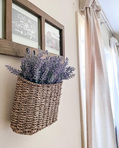 Set Of 2 Natural Seagrass Hanging <b>Wall</b> <b>Basket</b> Handmade <b>Storage</b> <b>Basket</b> Wholesale eco-friendly Made Viet Nam - Product Image 4