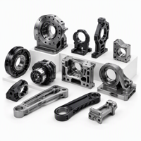 Pièces structurelles usinées CNC sur mesure à 5 axes, support mécanique en alliage d'aluminium, boîtier, cadre, composants de fraisage CNC de précision