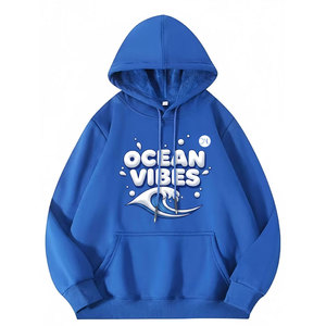 Sweat à capuche personnalisé avec impression en relief pour homme, en coton doux, mélange de coton, pour un style décontracté quotidien et streetwear. - Product Image 1