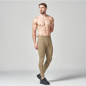 กางเกงเลกกิ้งรัดรูปสำหรับผู้ชาย ผ้าทอยืดได้ เหมาะสำหรับออกกำลังกาย วิ่ง และเล่นกีฬา - Product Image 4