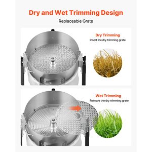 Trimmer Elettrico per Foglie e Germogli da 16 Pollici con Funzione Manuale, Lame Affilate in Acciaio Inossidabile, Tipo a Staffa, per Uso Bagnato e Asciutto - per Irrigazione - Product Image 2