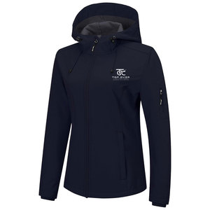 Chaquetas cortavientos de invierno para mujer, hechas en Pakistán, a precio económico, para uso en exteriores, con capucha, transpirables, de secado rápido, impermeables y tejidas. - Product Image 1