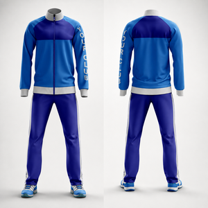 Performance Training Sport Tracksuit <b>Custom</b> OEM Logo Sublimation Manufacturing Breathable Fabric Team Wear For Men Athletes Plus - Product Image 1