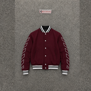 Vêtements d'extérieur modernes pour hommes, couleur bordeaux, style preppy, coupe classique, col rabattu, fermeture à boutons, couleur unie, matière polyester, vêtements d'automne - Product Image 5