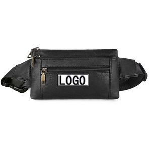 Riñoneras de Cuero PU Totalmente Personalizadas al por Mayor, Unisex, con Cierre de Cremallera, para Uso Diario Informal - Product Image 1