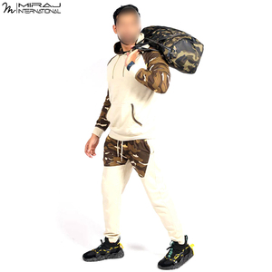 Ensemble survêtement camouflage personnalisé pour homme 2026 – Polaire épaisse, streetwear, sweat à capuche et pantalon de survêtement - Product Image 4
