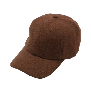 Casquettes en laine vierges à 6 panneaux, design personnalisé, avec sangle en cuir et boucle métallique, style Dad Hat non structuré - Product Image 2