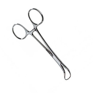 Pinces chirurgicales manuelles avec conception droite et incurvée, acier inoxydable de haute qualité, pince à serviette Backhaus - Product Image 4