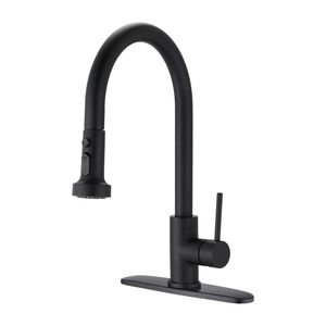 Rubinetto da Cucina Estraibile Nero Opaco con Dispenser di Sapone in Acciaio Inossidabile - Product Image 2