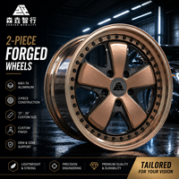 Senyao Forged |   Série Bronze Mat Robuste : Jantes sur mesure à 6 branches en 2 parties pour BMW X5 X7 Mercedes Classe G Range Rover