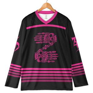 Servicio de Impresión por Sublimación OEM ODM para Camisetas de Hockey Personalizadas Directamente de Fábrica, Ropa Deportiva para Equipos de Hockey sobre Hielo - Product Image 3