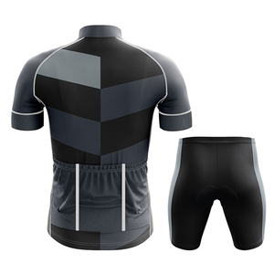 Ensemble de Vêtements de Cyclisme Grande Taille 4 Saisons Marque Privée – Maillot et Short en Polyester Respirant Anti-UV Séchage Rapide avec Logo Personnalisé - Product Image 2